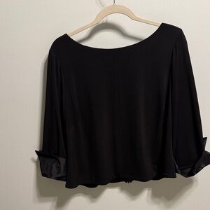 Jessica Howard Elegant Black Women's Top